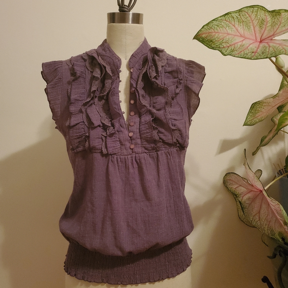 Vintage plum top